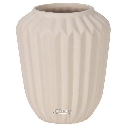 Керамическая ваза Cremon 17*15 см белая Koopman