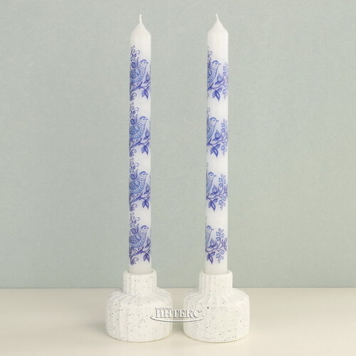 Высокие свечи Romantic Lark 25 см, 2 шт Koopman