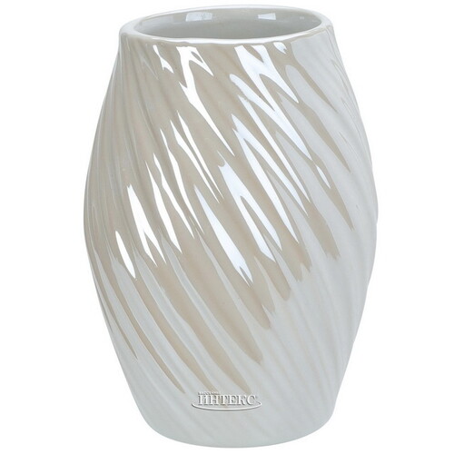Керамическая ваза Amicitia 16 см белая Koopman