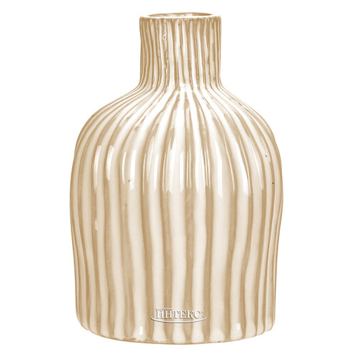 Керамическа ваза-подсвечник Ratio 15 см кремовая Koopman