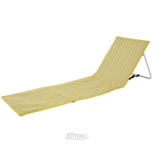 Складной пляжный коврик Del Mar 158*54 см желтый Koopman