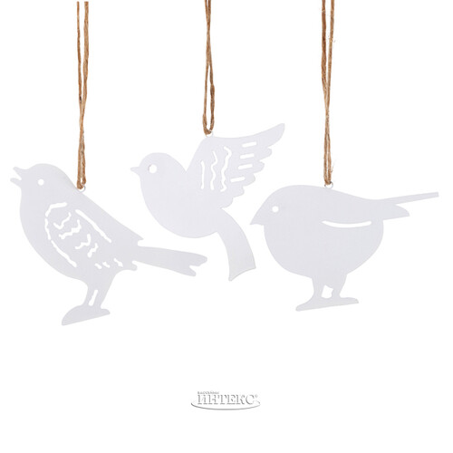 Набор пасхальных украшений Птички Певчие 13-17 см, 3 шт Koopman