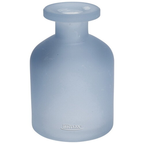 Стеклянная ваза-подсвечник Sinus Amnis 8 см голубая Koopman