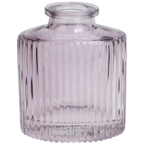 Стеклянная ваза-подсвечник Hatteras 8 см фиолетовая Koopman