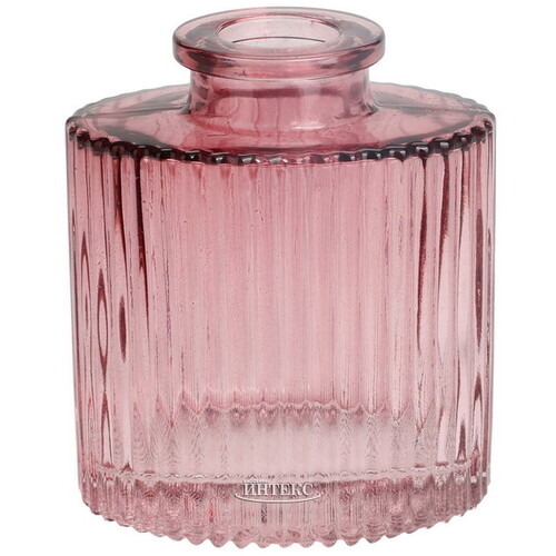 Стеклянная ваза-подсвечник Hatteras 8 см темно-розовая Koopman