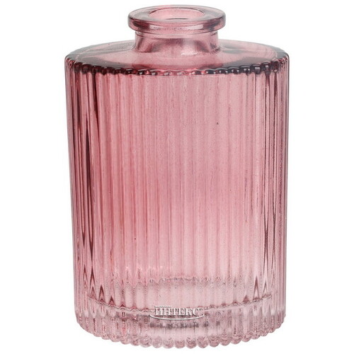 Стеклянная ваза-подсвечник Hatteras 12 см темно-розовая Koopman