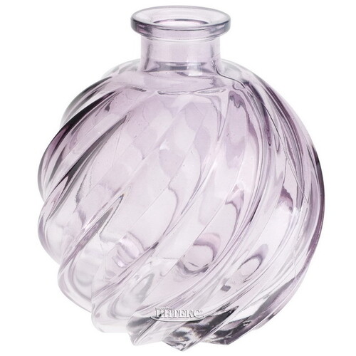 Стеклянная ваза-подсвечник Agnus 10 см фиолетовая Koopman