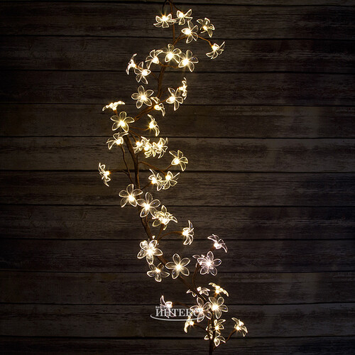 Декоративная светящаяся ветка Плюмерия 1.5 м BEAUTY LED
