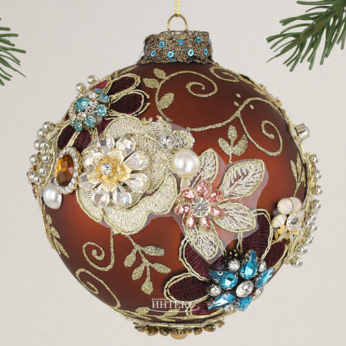 Коллекционный стеклянный елочный шар Болонья - Bentivoglio Charm, подвеска Mark Roberts