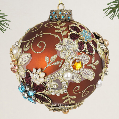 Коллекционный стеклянный елочный шар Болонья - Bentivoglio Charm, подвеска Mark Roberts