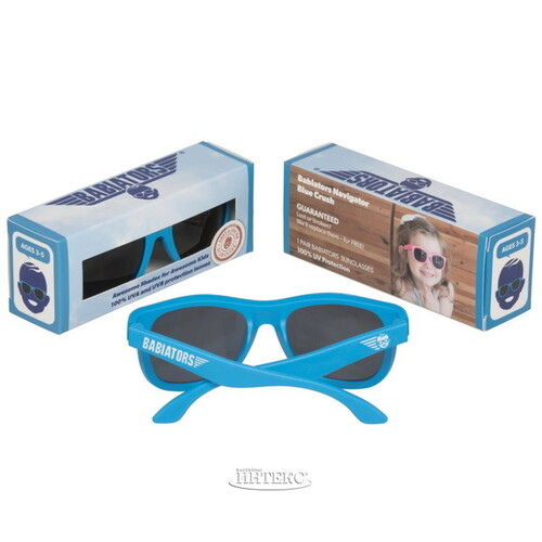 Детские солнцезащитные очки Babiators Original Navigator Страстно-синий, 0-2 лет Babiators
