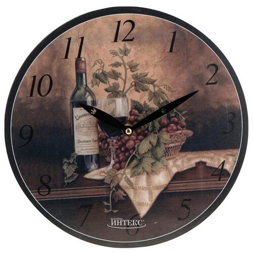 Настенные часы Nature morte au Vin 28 см Koopman