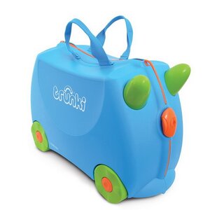 Детский чемодан на колесиках Terrance голубой (Trunki, Великобритания). Артикул: 0054-GB01-P1