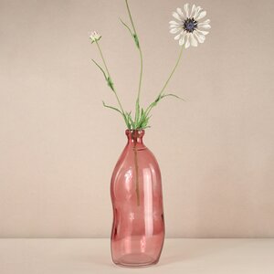 Стеклянная ваза-бутылка Adagio 36 см розовая Koopman фото 2