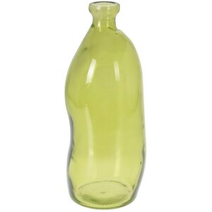 Стеклянная ваза-бутылка Adagio 36 см желтая Koopman фото 7