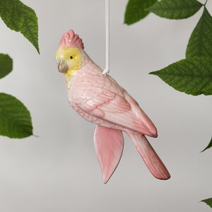 Садовое украшение-колокольчик Don Pappagallo 18 см розовый EDG фото 1