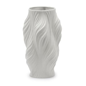 Керамическая белая ваза Brezza 28 см (EDG, Италия). Артикул: 018326-10
