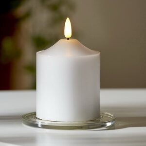 Светодиодная свеча с имитацией пламени Flamenco 12*7.5 см на батарейках (Star Trading, Швеция). Артикул: 064-07