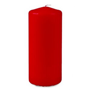 Декоративная свеча столбик Wentra 170*70 мм красная Омский Свечной фото 1