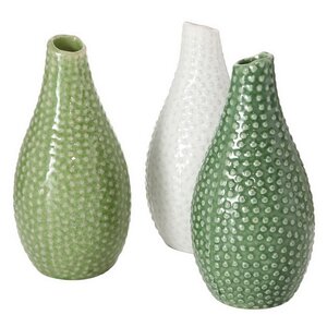 Керамическая ваза Tessa 18 см светло-зеленая Boltze фото 5