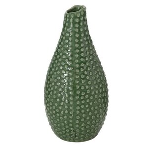 Керамическая ваза Tessa 18 см темно-зеленая Boltze фото 4