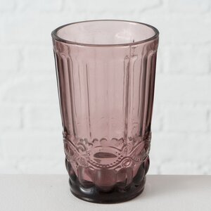 Стакан для воды Монруж 600 мл розовый, стекло (Boltze, Германия). Артикул: 1005612-1