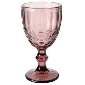 Бокал для вина Монруж 17 см розовый, стекло Boltze фото 8