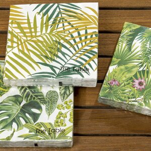 Бумажные салфетки Tropical Foliage 17*17 см, 20 шт Boltze фото 2