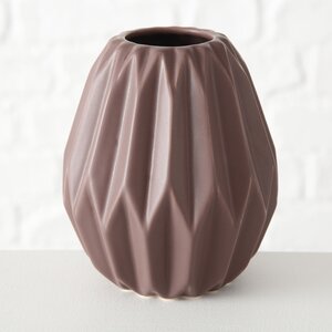 Керамическая вазочка Тампа 13 см шоколадная (Boltze, Германия). Артикул: 1016814-1