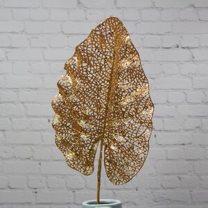 Декоративная ветка Сверкающий лист Филодендрона 78 см, бронзовый (Hogewoning, Нидерланды). Артикул: ID50387