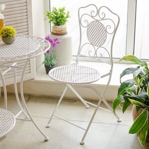 Комплект садовой мебели Ферарра: 1 стол + 2 стула, белый Edelman фото 3