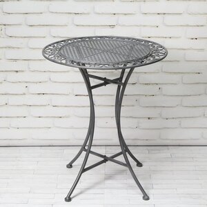 Садовый столик Ферарра 70*60 см, серый Edelman фото 1