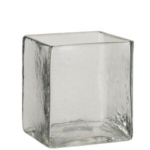 Стеклянная квадратная ваза Альфредо 14 см Edelman фото 1