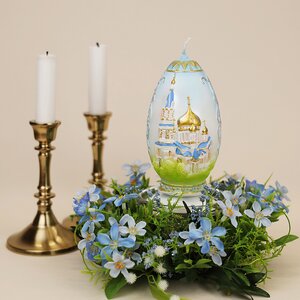 Пасхальная свеча Собор 25 см Омский Свечной фото 7