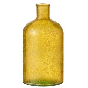 Декоративная бутылка ваза Феличе 22 см желтая (Edelman, Нидерланды). Артикул: ID51024