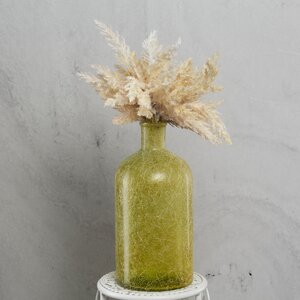 Декоративная бутылка ваза Феличе 28 см желтая (Edelman, Нидерланды). Артикул: ID51025