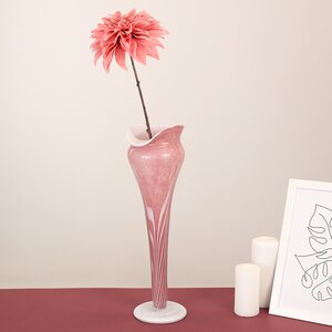 Декоративная ваза Albigono 45 см бело-розовая EDG фото 1