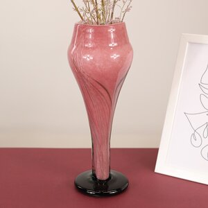 Декоративная ваза Albigono 35 см изумрудно-розовая EDG фото 5