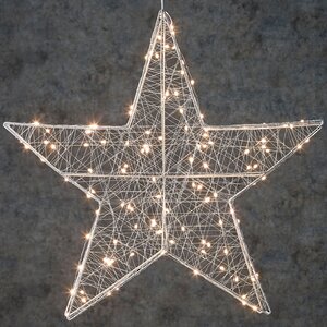 Светодиодное украшение Звезда Герэль 58 см, 120 теплых белых LED ламп, IP44 (Edelman, Нидерланды). Артикул: ID78111