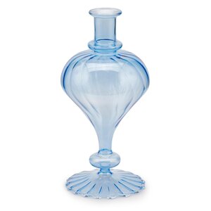 Стеклянная ваза Monofiore 30 см голубая EDG фото 8