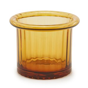 Стеклянная ваза Pillar 16 см медовая EDG фото 5