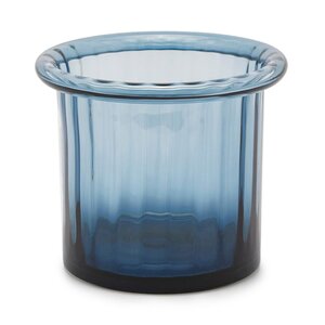 Стеклянная ваза Pillar 16 см синяя EDG фото 7