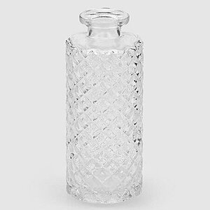 Стеклянная ваза-бутылка Айрин 13*6 см (EDG, Италия). Артикул: 108191-00