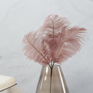 Декоративная ветка с перьями Инфламаре 61 см розовая (Edelman, Нидерланды). Артикул: ID71435
