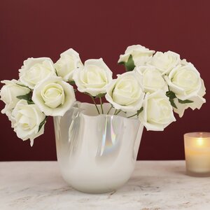 Декоративная ваза Алеберта 14 см белая EDG фото 1