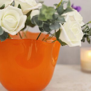 Декоративная ваза Алеберта 14 см оранжевая EDG фото 4
