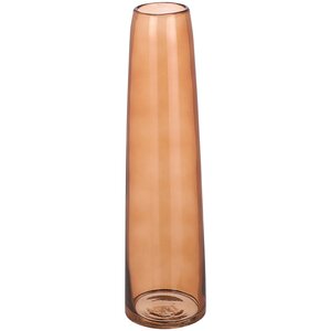 Стеклянная ваза Рейфгвино 38 см оранжевая Edelman фото 1