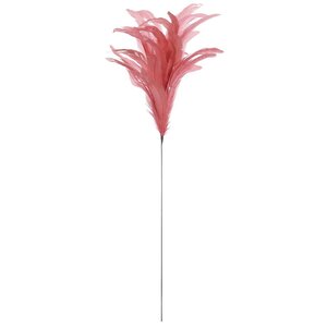 Декоративная ветка с перьями Gerdiway 80 см розовая Edelman фото 1