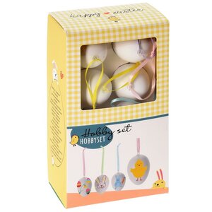 Набор для раскрашивания яиц Пасха: 8 яиц+6 маркеров+наклейки (Koopman, Нидерланды). Артикул: 110740430