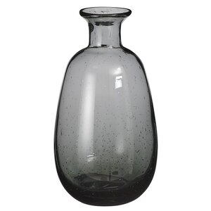 Стеклянная ваза Эрнестина 17 см черная Edelman фото 1